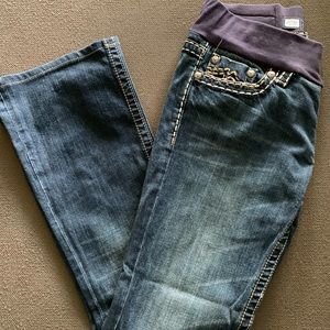 Missme Jeans w Maternity waist